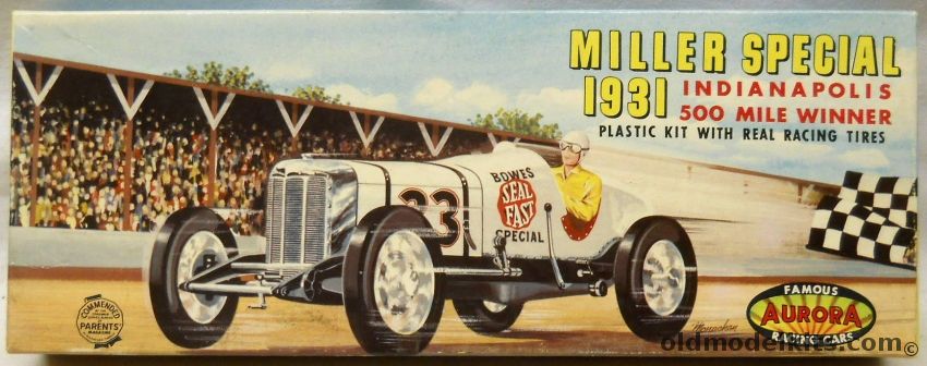 Aurora 1/30 1931 Miller Special  1931 Indianapolis 500 Winner - (ex Best), 523-69 plastic model kit