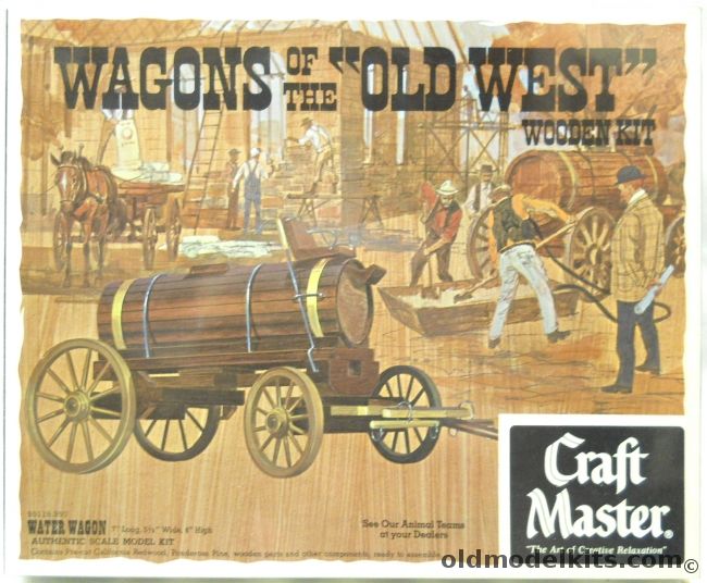 Craft Master Water Wagon - Wagons of the Old West, 50114-350 plastic model kit