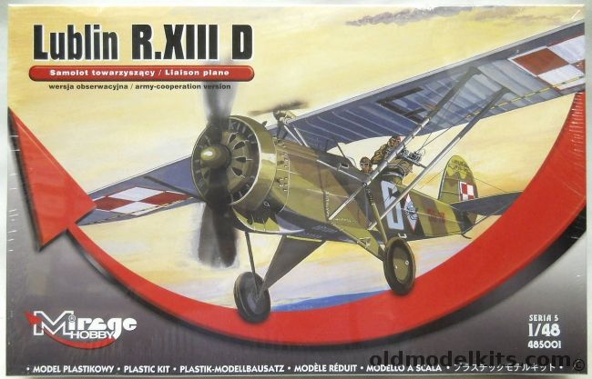 Mirage Hobby 1/48 Lublin R-XIII D - Polish Air Force, 485001 plastic model kit