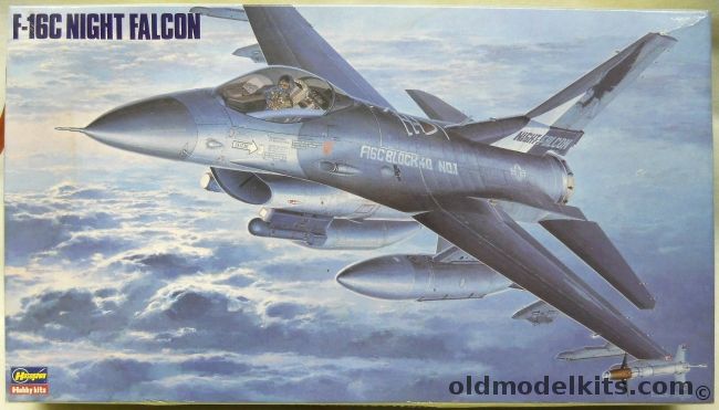 Hasegawa 1/48 F-16C Night Falcon - USAF 1st Aircraft, V8 plastic model kit